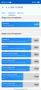 Screenshot 20260310 200300 Geekbench 6 1440x3120x