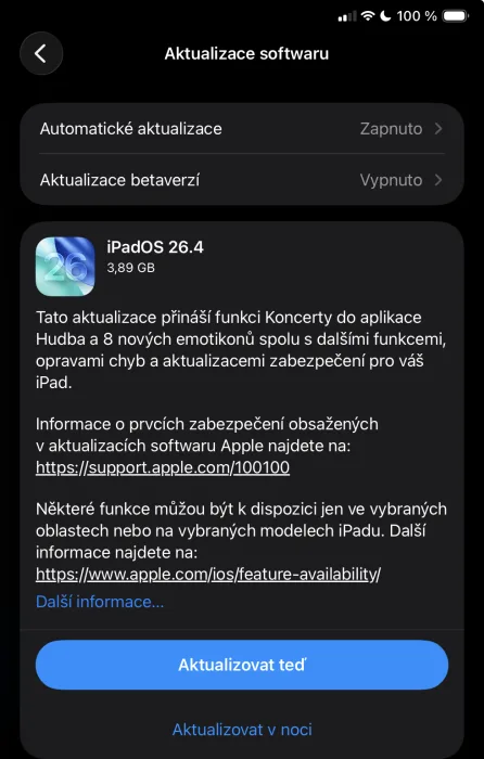 ipadOS 26 4