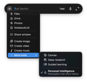 Gemini app Mac 2