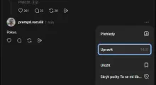 Threads zavádí editaci komentářů po omezenou dobu