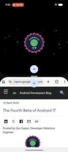 Android 17 Beta 4 Split 1 385w 864h png