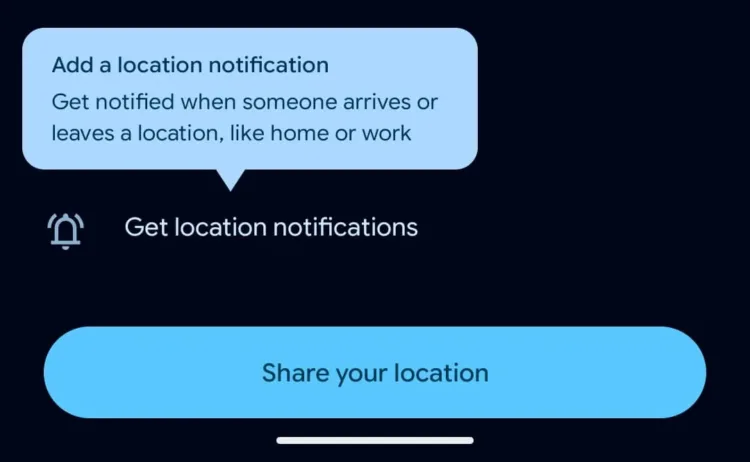 Find Hub location notifications 1