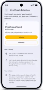 What s New in Android Security and Privacy Live Threat Detection