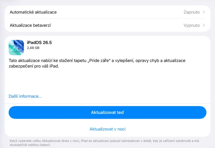 ipadOS 26 5 update