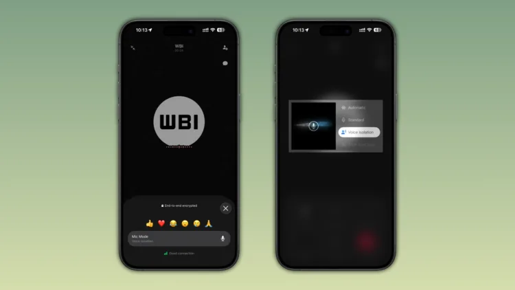 WA WHATSAPP MIC MODE CALL FEATURE IOS