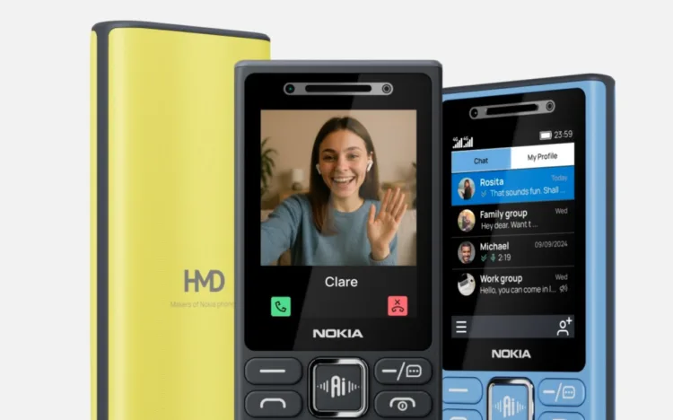 HMD představilo čtyři nové tlačítkové telefony Nokia. Přináší AI asistenta i videohovory