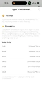 Types of Noise Level