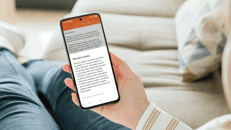 pr email novinky app screen a