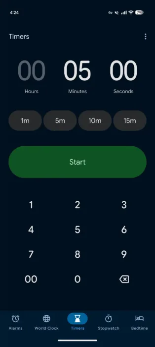 Google Clock 9 1 Timers redesign 1