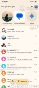 Google Messages New UI 1 486w 1080h jpg