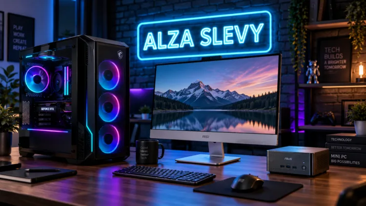 Slevy na Alze: Výkonné stolní počítače, kompaktní mini PC i elegantní All-in-One sestavy