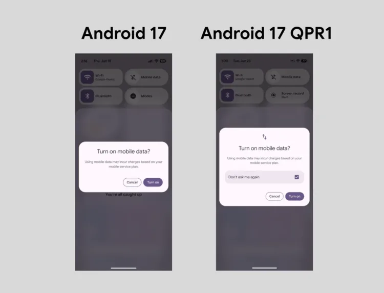 android 17 qpr1 brings new customization multitasking and v0 8uzz79uo2qph1