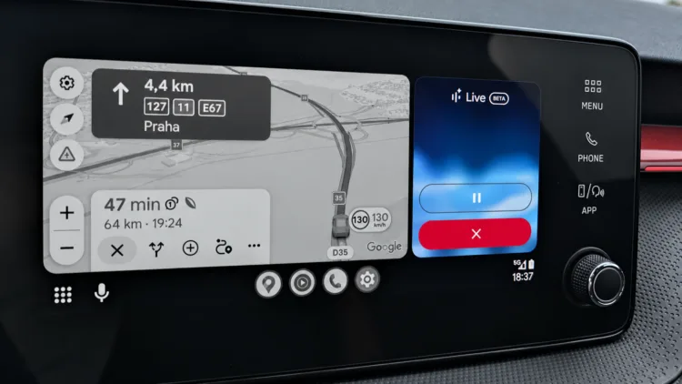 Gemini Live míří do Android Auto: Hlasová konverzace bez přerušování