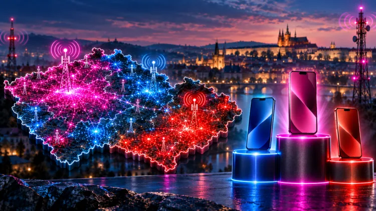 Analýza mobilních sítí v ČR: T-Mobile vede v celkovém pokrytí, O2 kraluje krajům v 5G