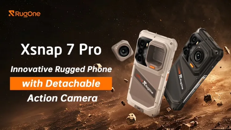 RugOne Xsnap 7 Pro překvapí odnímatelnou akční kamerou
