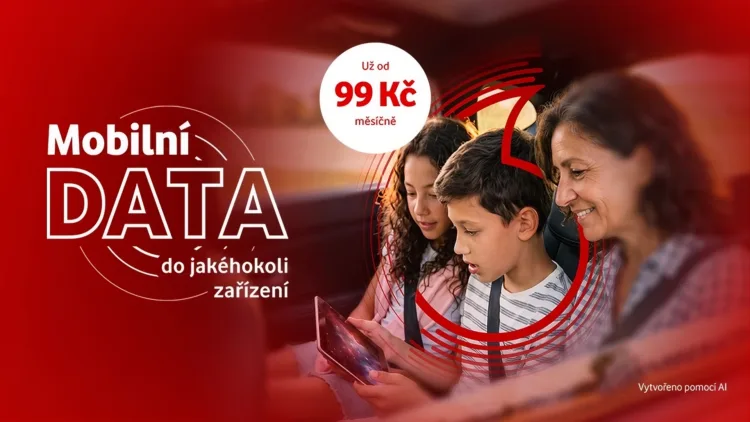 Vodafone uvádí datové tarify: od 1 GB až po 100 GB pro vaše zařízení