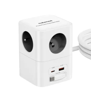 Konec chaosu s adaptéry: Cubenest představuje stolní prodlužovačku PowerCube Ultra 65 W a kapesní AI nabíječku s displejem