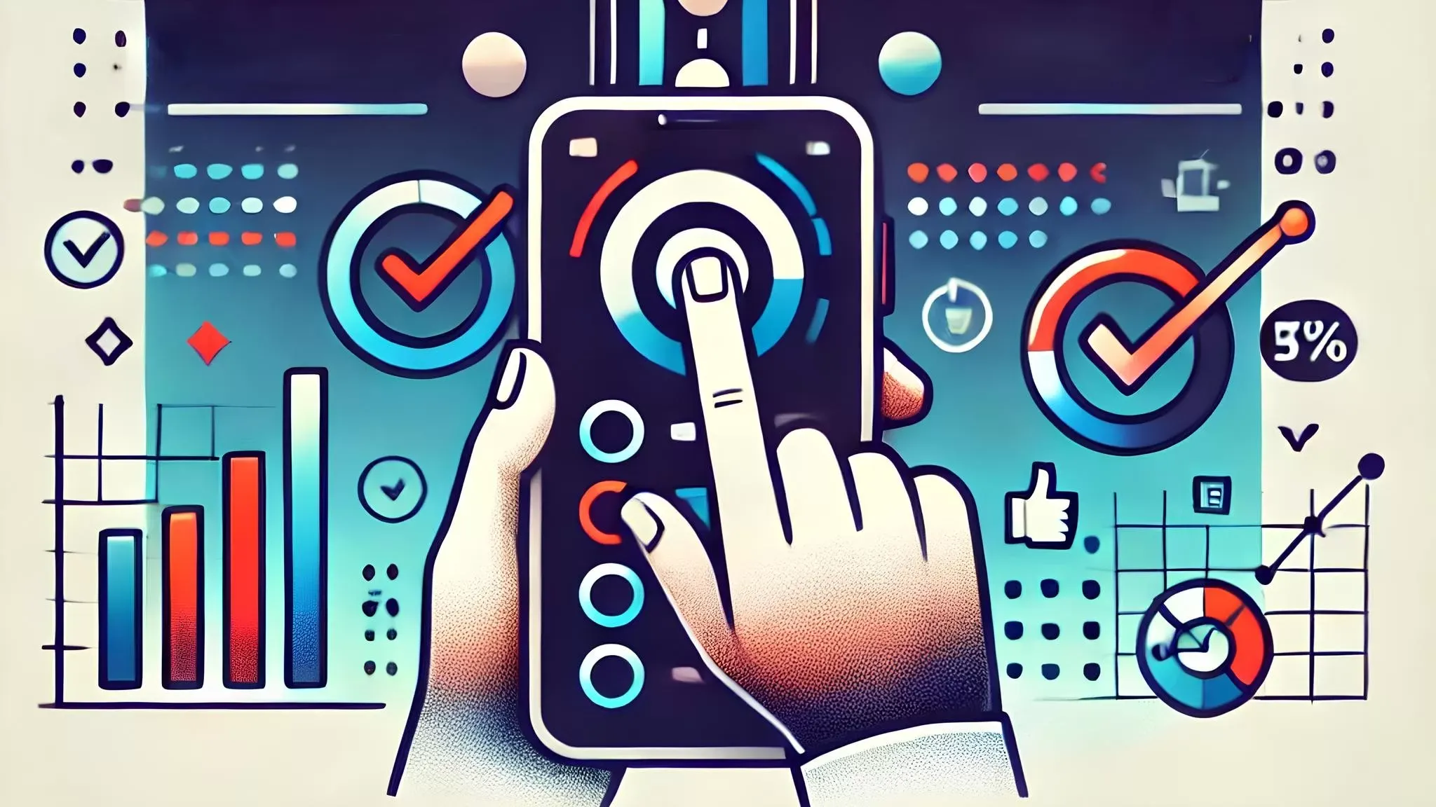DALL·E 2025 03 16 085139 A modern online poll concept illustration with Czech text The image features a stylish digital interface with multiple choice options displayed in co (1) 2048x1152x