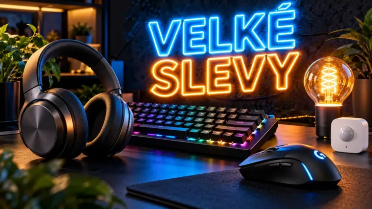 Velké slevy na Alza.cz: Sluchátka, herní příslušenství i chytré osvětlení až o polovinu levněji