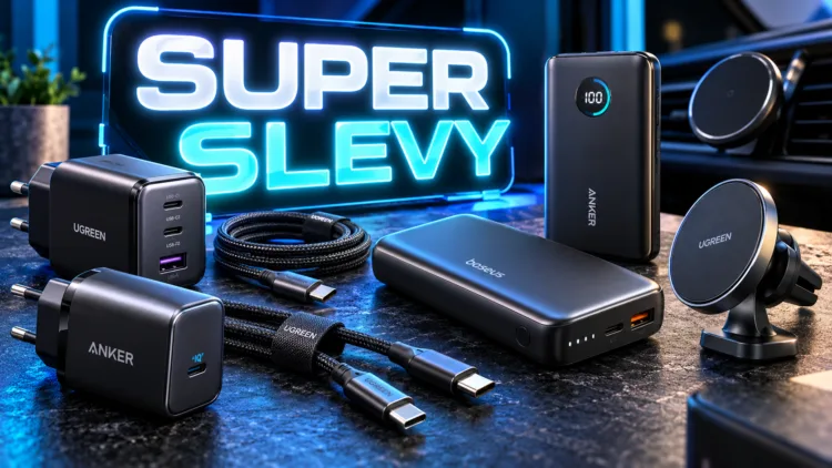 Alza slevy na příslušenství: Rychlé nabíječky, powerbanky, kabely i držáky do auta výhodněji