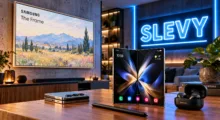 Slevy až 40 % na Samsung: Chytré telefony, prémiové televizory i moderní audio