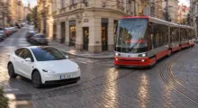 Tesla TAD (FSD) v praxi: společná jízda centrem Prahy s kanálem robot*irl