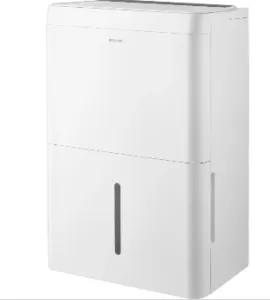 The image shows a compact, white, modern-looking, dual-chamber, energy-efficient, wall-mounted air purifier by SENCOR.Obsah generovaný pomocí AI může být nesprávný.