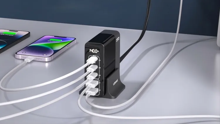 Sleva 400 Kč na Cubenest S5D0: 140W GaN adaptér zvládne plnou rychlostí MacBook i čtyři další zařízení