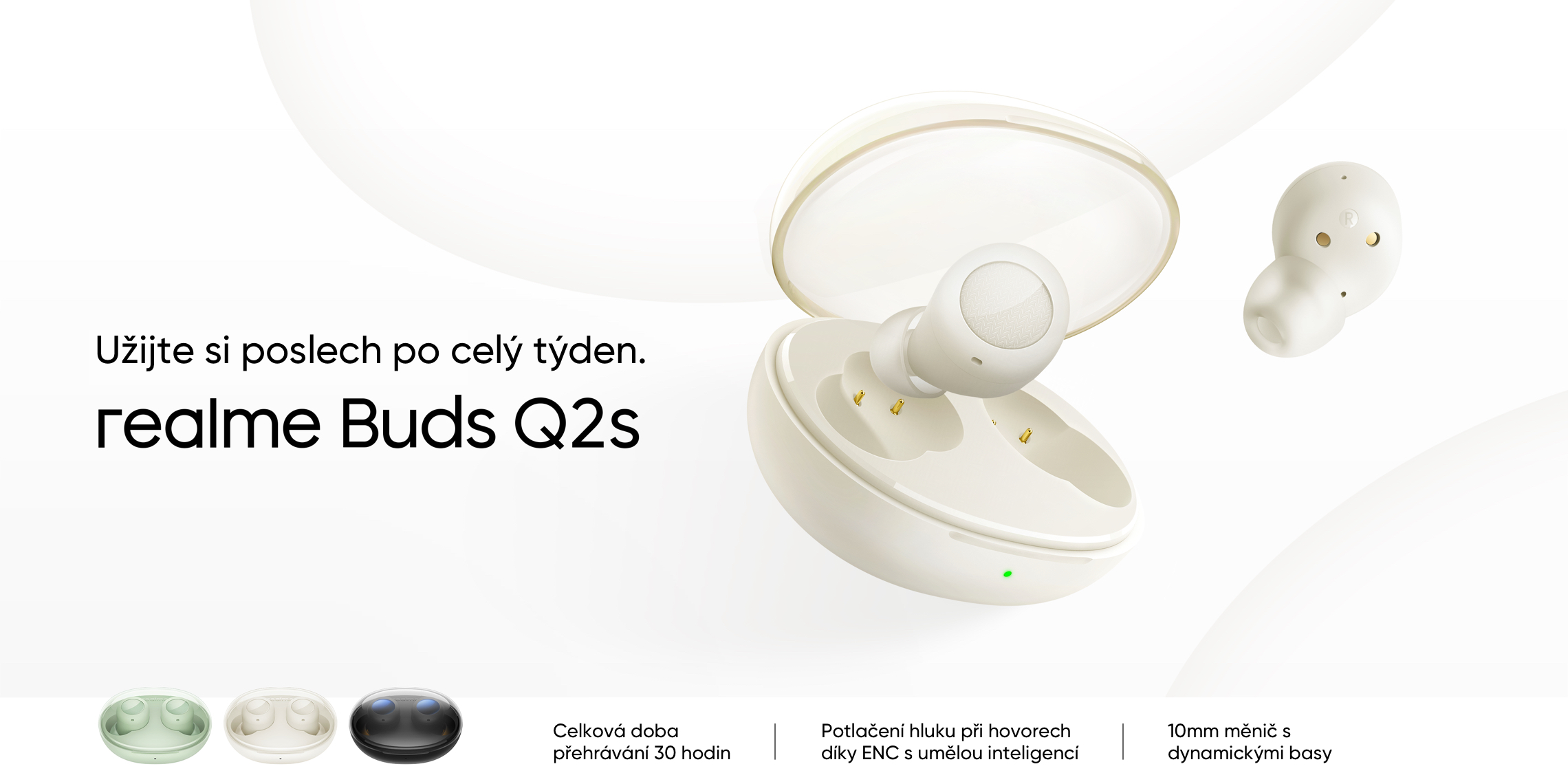Realme Buds Q2s překvapí výdrží a kvalitou zvuku